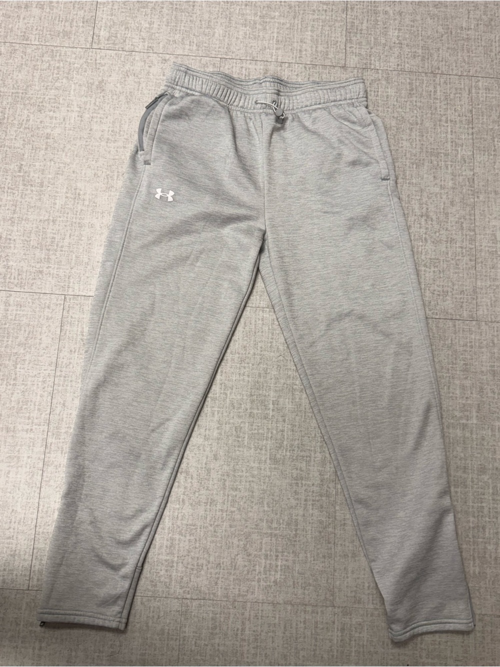 Under Armour White Fleece-Lined Hoodie